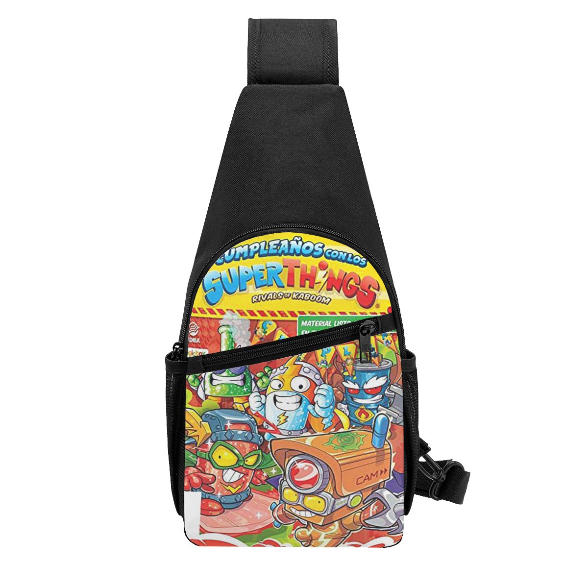 Sling Backpack Shoulder - Super Zings Superthings Cartoon-Brusttasche für Herren,