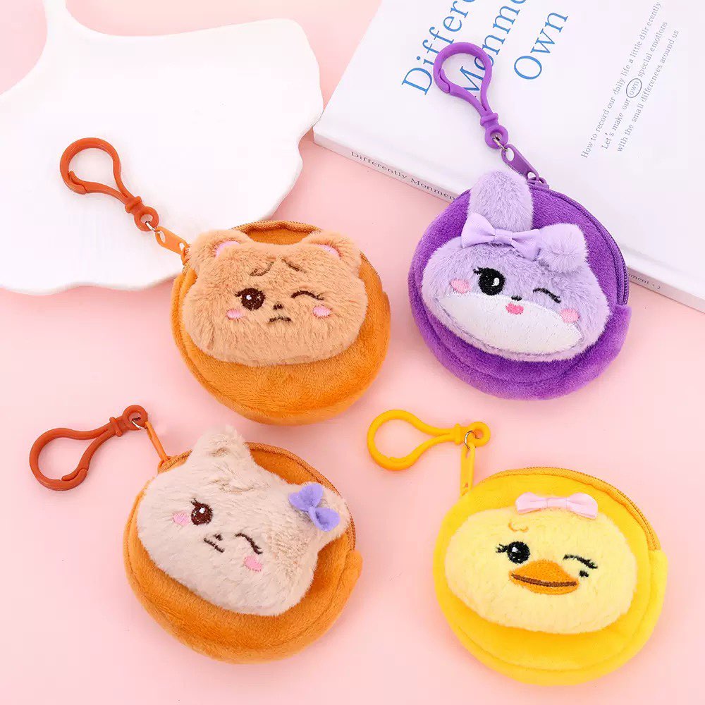 Mini Backpack Purse - Neue Kawaii Plüsch-Münzbörse Schlüsselanhänger Niedlicher Hase