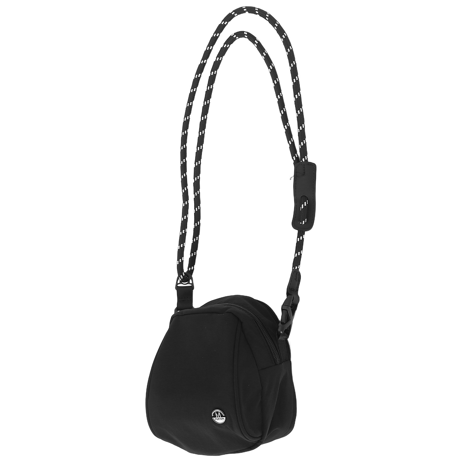 Mini Backpack Purse - Leichte Schwarze Muschelförmige Tasche Crossbody Schultertasche