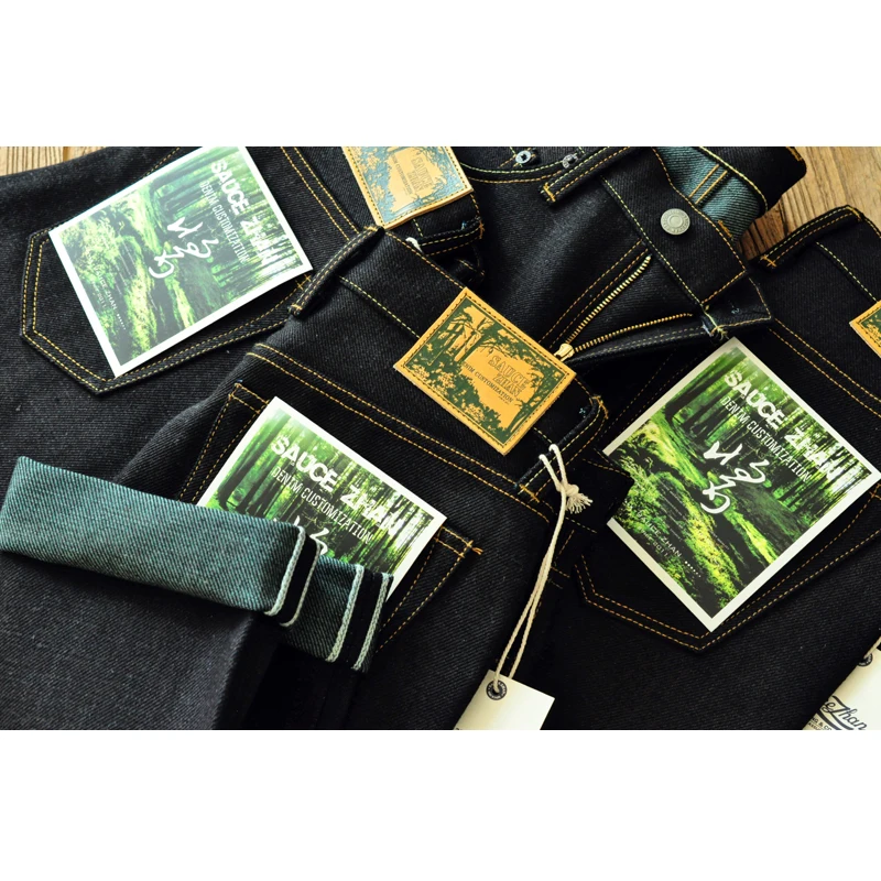 Levis Jeans 501 - Saucezhan EX315XX-Forest Jeans für Männer Selvedge