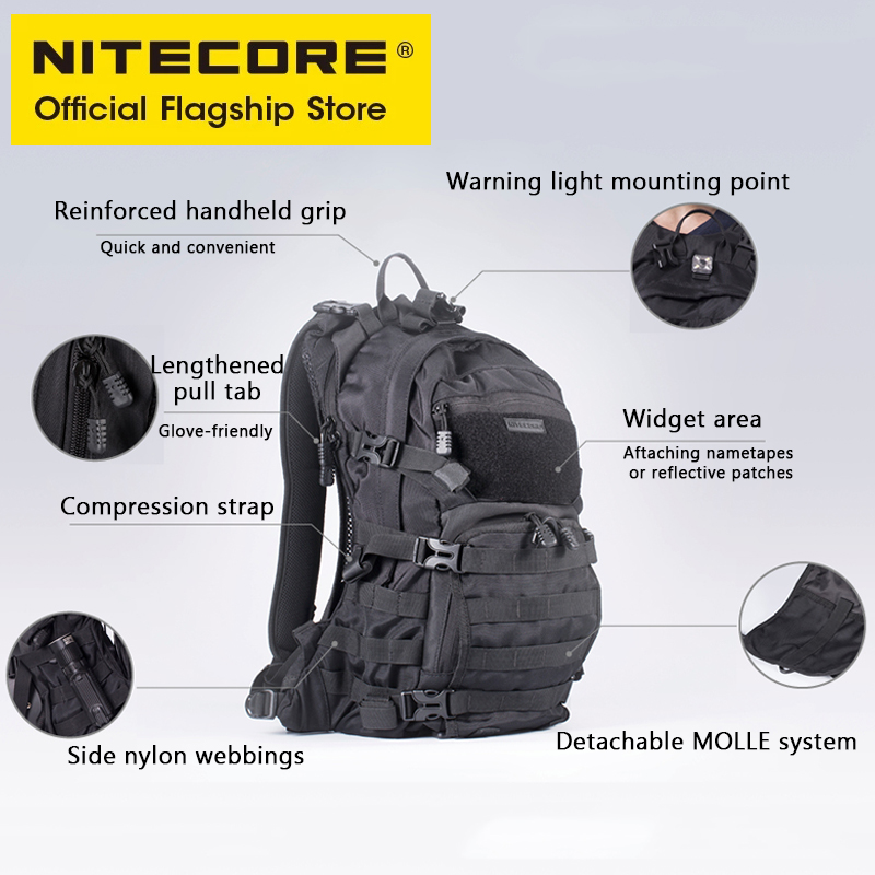 NITECORE BP20 20L Reiserucksac – Rucksack Military Style Bewertung und Preis