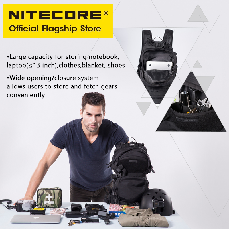 NITECORE BP20 20L Reiserucksac – Rucksack Military Style Bewertung und Preis