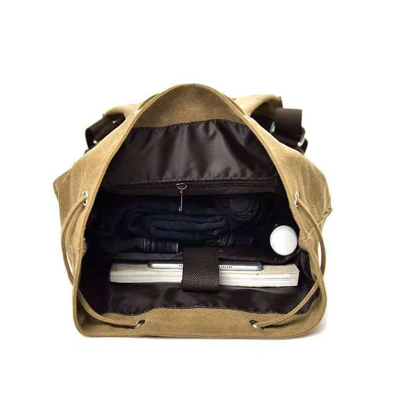 2026 Canvas-Rucksack mit zwei  – Canvas Backpack Casual Bewertung und Preis