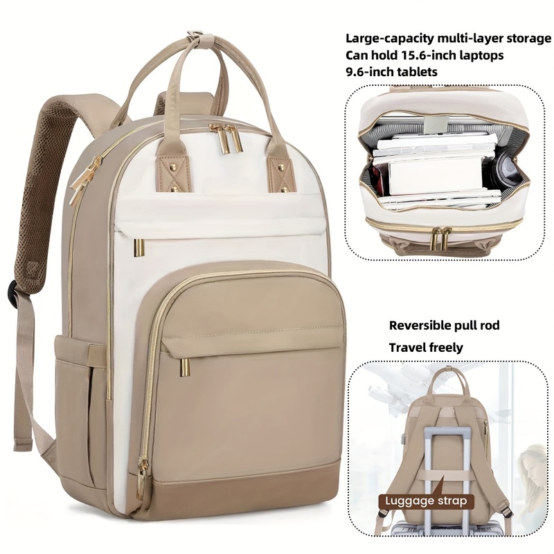 Von Fluggesellschaften entwick – Canvas Backpack Casual Bewertung und Preis