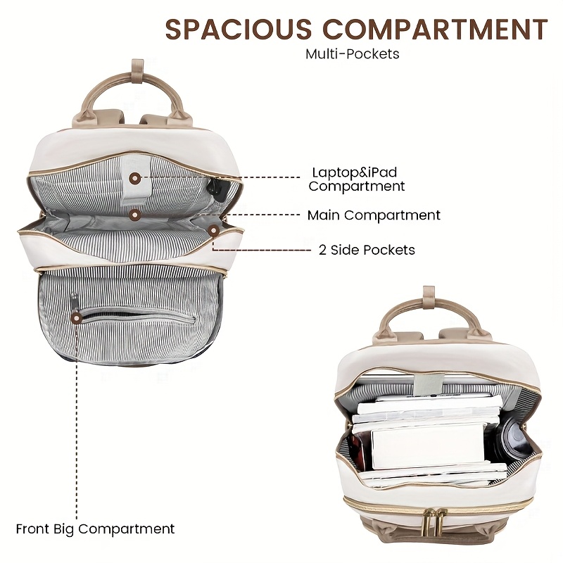 Von Fluggesellschaften entwick – Canvas Backpack Casual Bewertung und Preis