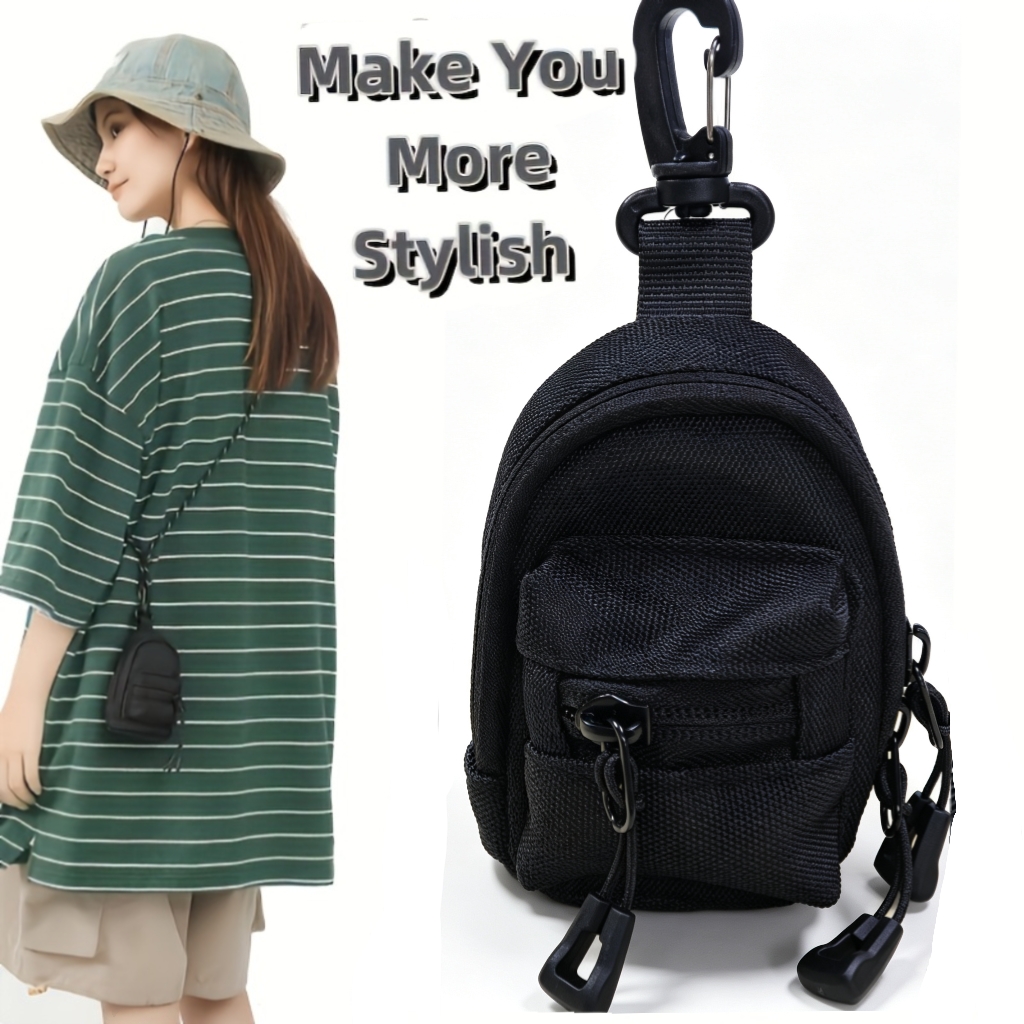 Herren-Karabiner-Rucksack-Schl – Mini Backpack Purse Bewertung und Preis