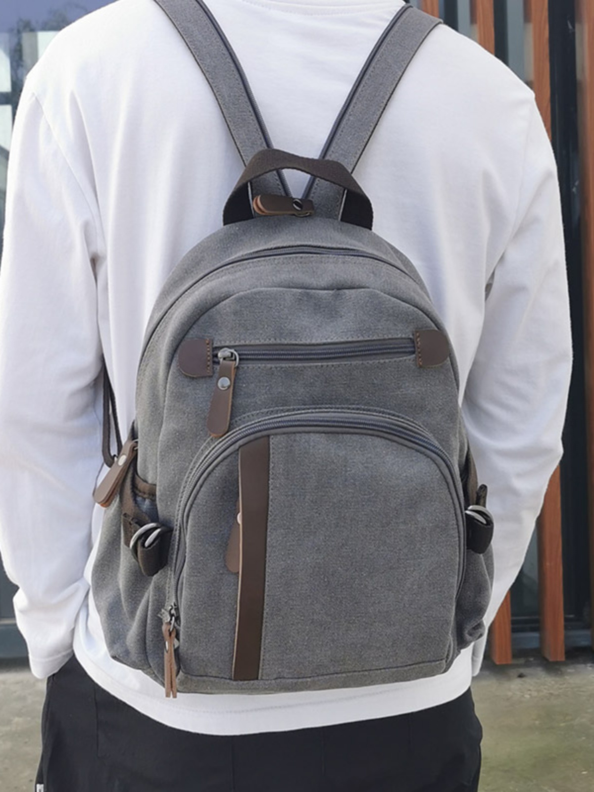 Kleiner Canvas-Rucksack für He – Canvas Backpack Casual Bewertung und Preis